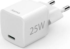 187278 ECO CHARGER, USB-C, POWER DELIVERY (PD) / QUALCOMM 3.0, 25W, WHITE HAMA από το PLUS4U