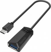 200312 ADAPTER USB-C PLUG - USB 3.2 GEN 1 A SOCKET GOLD-PLATED 0.15 M BLACK SHIELDED HAMA από το e-SHOP