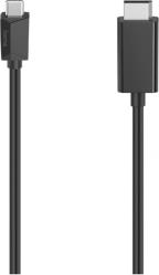 200717 CABLE USB TYPE-C - DISPLAYPORT ULTRA HD 4K 1.5MBLACK HAMA από το e-SHOP