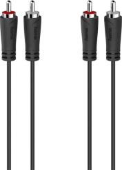 205093 AUDIO CABLE 2 RCA PLUGS - 2 RCA PLUGS 5 M HAMA