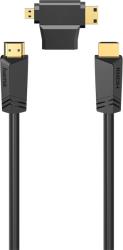 205162 HIGH SPEED HDMI CABLE PLUG - PLUG ETHERNET 1.5 M + HDMI ADAPTER HAMA