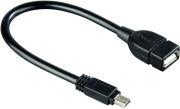 39626 USB ADAPTER CABLE MINI B PLUG TO A SOCKET HAMA από το e-SHOP