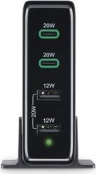 4-PORT CHARGING STATION, 60W, 2 X USB-C, 2 X USB-A, PD, FAST CHARGE HAMA