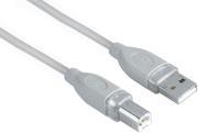 45021 USB2.0 CONNECTION CABLE A-PLUG - B-PLUG 1.8M GREY HAMA από το e-SHOP