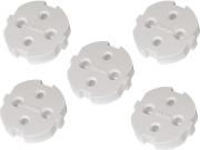 47755 CHILD SAFE COVERS FOR SOCKETS WITH EARTH CONTACT 5 PIECES HAMA