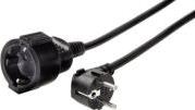 47870 PROFI EXTENSION CABLE WITH EARTH CONTACT 5M BLACK HAMA