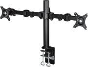 95830 FULLMOTION MONITOR ARM, FOR 2 SCREENS 26'', 2 ARMS BLACK HAMA