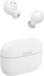 FREEDOM BUDDY II BLUETOOTH HEADPHONES, TWS, EARBUDS, VOICE CONTROL, WHITE HAMA