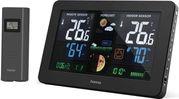 ''PREMIUM'' WEATHER STATION WITH LED COLOUR DISPLAY AND USB CHARGING FUNCTION HAMA
