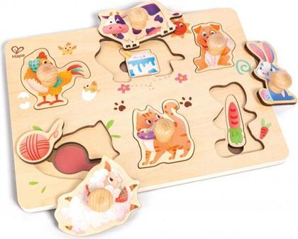 HAPPY PUZZLES ΞΥΛΙΝΟ ΠΑΖΛ ΖΩΑΚΙΑ ΦΑΡΜΑΣ (E1655) HAPE