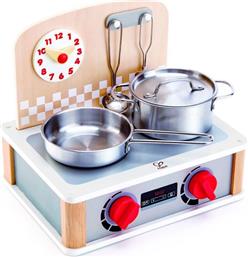 PLAYFULLY DELICIOUS ΞΥΛΙΝΗ ΚΟΥΖΙΝΑ & GRILL SET 2 IN 1 (E3151A) HAPE