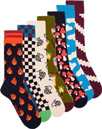 HIGH SOCKS WILD WEEK SOCKS X7 HAPPY SOCKS