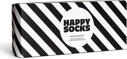 ΚΑΛΤΣΕΣ 4-PACK ΧΡΩΜΑ: ΜΑΥΡΟ HAPPY SOCKS