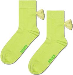 ΚΑΛΤΣΕΣ BOW SOCK ΧΡΩΜΑ: ΠΡΑΣΙΝΟ, P001312 HAPPY SOCKS