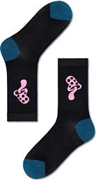 ΚΑΛΤΣΕΣ CAROLINE CREW SOCK ΧΡΩΜΑ: ΜΑΥΡΟ HAPPY SOCKS