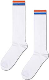 ΚΑΛΤΣΕΣ SNEAKER SLOUCH SOCK ΧΡΩΜΑ: ΑΣΠΡΟ, P001610 HAPPY SOCKS