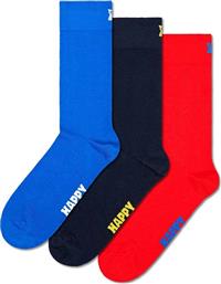 ΚΑΛΤΣΕΣ SOLID 3-PACK HAPPY SOCKS