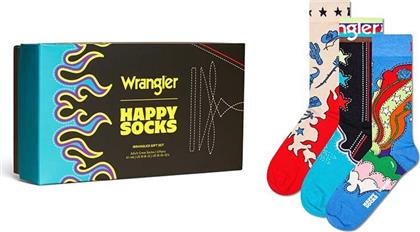 ΚΑΛΤΣΕΣ WRANGLER 3-PACK WRANGLED GIFT 3-PACK P002273 HAPPY SOCKS