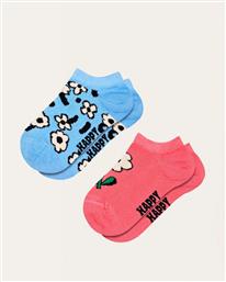 ΠΑΙΔΙΚΟ SET ΚΑΛΤΣΕΣ 2 ΖΕΥΓΑΡΙΑ - KIDS FLOWERS LOW HAPPY SOCKS