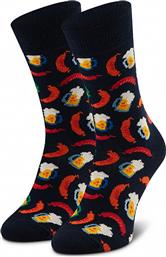 UNISEX ΚΑΛΤΣΕΣ ''BEER AND SAUSAGE'' - BAS01-6500 ΜΑΥΡΟ HAPPY SOCKS