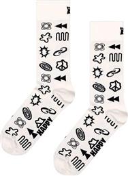 UNISEX ΚΑΛΤΣΕΣ ''TECHY'' - P001550 ΛΕΥΚΟ HAPPY SOCKS