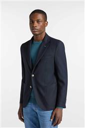 ΑΝΔΡΙΚΟ ΜΑΛΛΙΝΟ ΣΑΚΑΚΙ ΜΕ ΛΟΓΟΤΥΠΟ REGUAR FIT - VRP089060601 ΜΠΛΕ ΣΚΟΥΡΟ HARMONT & BLAINE