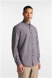 ΑΝΔΡΙΚΟ ΠΟΥΚΑΜΙΣΟ BUTTON DOWN ΜΕ ALL-OVER MICRO PATTERN ΚΑΙ ΚΕΝΤΗΜΕΝΟ ΛΟΓΟΤΥΠΟ REGULAR FIT - CRP026013482M ΜΠΟΡΝΤΟ HARMONT & BLAINE