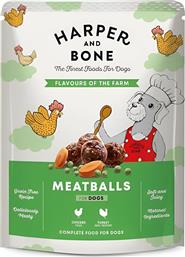 ΚΟΝΣΕΡΒΑ ΣΚΥΛΟΥ MEATBALLS FLAVOURS OF THE FARM 300GR HARPER - BONE