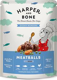 ΚΟΝΣΕΡΒΑ ΣΚΥΛΟΥ MEATBALLS OCEAN WONDERS 300GR HARPER - BONE