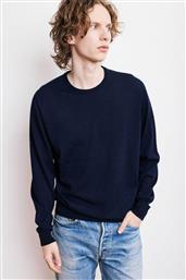 ΑΝΔΡΙΚΟ ΜΑΛΛΙΝΟ ΠΟΥΛΟΒΕΡ ΜΟΝΟΧΡΩΜΟ - BE94312 ΜΠΛΕ ΣΚΟΥΡΟ HARTFORD