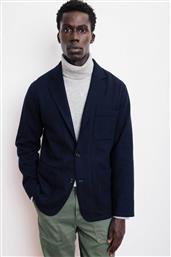 ΑΝΔΡΙΚΟ ΣΑΚΑΚΙ FLANNEL STRAIGHT FIT ''JONNY'' - BE42107 ΜΠΛΕ ΣΚΟΥΡΟ HARTFORD