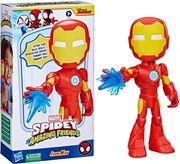 DISNEY MARVEL: SPIDEY AND HIS AMAZING FRIENDS - IRON MAN SUPERSIZED HERO FIGURE HASBRO