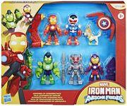 MARVEL IRON MAN AND HIS AWESOME FRIENDS ARMORED UP AVENGERS PACK - FIGURES HASBRO