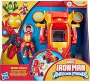 MARVEL IRON MAN AND HIS AWESOME FRIENDS - IRON MAN 2 IN 1 MECH SUIT & VEHICLE HASBRO