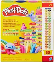 PLAY-DOH DOH & MORE - SUPER RAINBOW FAVORS 50 PACK HASBRO