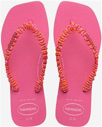 ΓΥΝΑΙΚΕΙΕΣ ΣΑΓΙΟΝΑΡΕΣ ''SLIM SQUARE BOHO'' - 4149945 ΦΟΥΞΙΑ HAVAIANAS