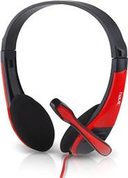 HEADPHONES H2105D BLACK / RED HAVIT από το PUBLIC