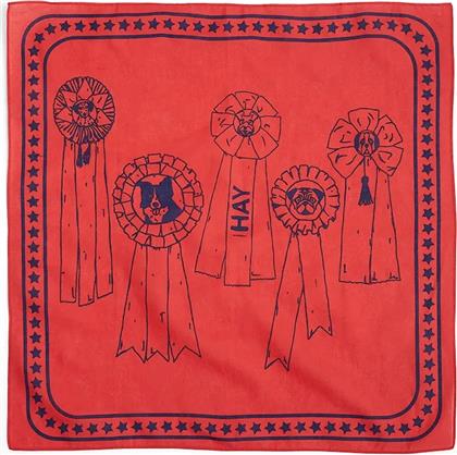 ΦΟΥΛΑΡΟ ΓΙΑ ΣΚΥΛΟ 55 X 55 CM ΧΡΩΜΑ: ΚΟΚΚΙΝΟ HAY
