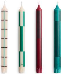 ΣΕΤ ΚΕΡΙΩΝ PATTERN CANDLE 2,2 X 24 CM 4-PACK ΧΡΩΜΑ: ΠΟΛΥΧΡΩΜΟ HAY