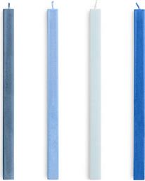 ΣΕΤ ΚΕΡΙΩΝ SQUARE CANDLE 2,2 X 24 CM 4-PACK ΧΡΩΜΑ: ΜΠΛΕ HAY