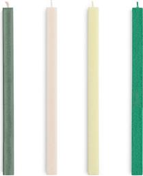 ΣΕΤ ΚΕΡΙΩΝ SQUARE CANDLE 2,2 X 24 CM 4-PACK ΧΡΩΜΑ: ΠΡΑΣΙΝΟ HAY