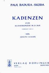 HAYDN - KADENZEN (FOR CONCERT D MAJ)