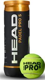 ΜΠΑΛΑΚΙΑ PADEL PRO S 3-BALL ΚΙΤΡΙΝΑ HEAD