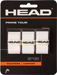 ΓΚΡΙΠ PRIME TOUR TENNIS OVERGRIP 3 ΤΜΧ ΛΕΥΚΑ HEAD