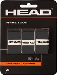 ΓΚΡΙΠ PRIME TOUR TENNIS OVERGRIP (3 ΤΜΧ) ΜΑΥΡΑ HEAD