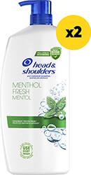 ΣΑΜΠΟΥΑΝ &SHOULDERS ΣΑΜΠΟΥΑΝ MENTHOL ΑΝΤΛΙΑ 1600ML (2X800ML) HEAD