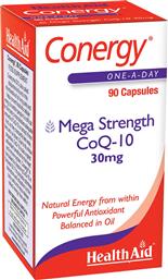 CONERGY COQ-10 30MG ΣΥΜΠΛΗΡΩΜΑ ΔΙΑΤΡΟΦΗΣ ΣΥΝΕΝΖΥΜΟΥ Q10 ΓΙΑ ΕΝΕΡΓΕΙΑ ΣΕ ΚΥΤΤΑΡΙΚΟ ΕΠΙΠΕΔΟ ΜΕ ΙΣΧΥΡΕΣ ΑΝΤΙΟΞΕΙΔΩΤΙΚΕΣ ΙΔΙΟΤΗΤΕΣ 90CAPS HEALTH AID