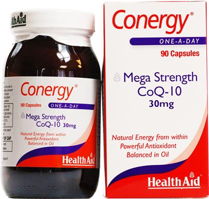 CONERGY COQ10 30MG ΣΥΝΕΝΖΥΜΟ Q10 ΑΠΕΛΕΥΘΕΡΩΝΕΙ ΕΝΕΡΓΕΙΑ - ANTIOXIDANT 90CAPS HEALTH AID από το PHARM24