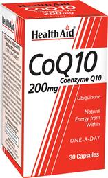 COQ10 200MG ΣΥΜΠΛΗΡΩΜΑ ΔΙΑΤΡΟΦΗΣ ΣΥΝΕΝΖΥΜΟΥ Q10 ΓΙΑ ΑΥΞΗΣΗ ΤΗΣ ΠΑΡΑΓΩΓΗΣ ΕΝΕΡΓΕΙΑΣ ΣΕ ΚΥΤΤΑΡΙΚΟ ΕΠΙΠΕΔΟ ΜΕ ΙΣΧΥΡΕΣ ΑΝΤΙΟΞΕΙΔΩΤΙΚΕΣ ΙΔΙΟΤΗΤΕΣ 30CAPS HEALTH AID