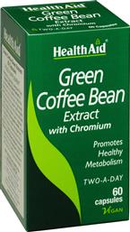 HEALTHAID GREEN COFFEE BEAN EXTRACT ΕΚΧΥΛΙΣΜΑ ΠΡΑΣΙΝΟΥ ΚΑΦΕ ΜΕ ΛΙΠΟΔΙΑΛΥΤΙΚΗ ΔΡΑΣΗ 60CAPS HEALTH AID